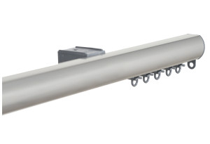 Σιδηρόδρομος Μονός 160cm Νίκελ Ματ