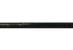 Κουρτινόβεργα Central Home Φ19mm 240cm Μαύρη/Χρυσή