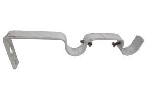 Βάση Διπλή Central Home για Φ19/19mm Λευκή/Χρυσή 2τμχ