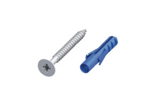 Βίδες και Βύσματα Δαπέδου Alfer Φ3x30mm Ατσάλι Σετ 10τμχ
