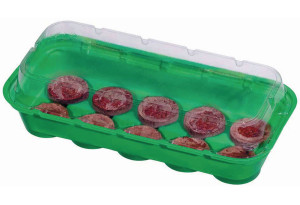 Θερμοκήπιο Μ26xΠ11xΥ7cm με 10 Pellets Κοκοφοίνικα