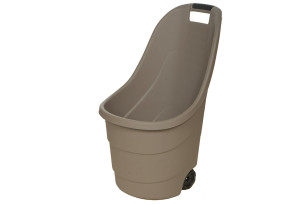 Καρότσι Μεταφοράς Κήπου Miltoplast 60lt Taupe