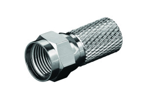 Βύσμα F Μεταλλικό 7mm Σετ 10 Τεμαχίων