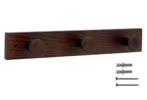 Κρεμάστρα Ash Wood Wenge με 3 Γάντζους