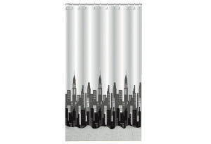 Κουρτίνα Μπάνιου Υφασμάτινη City 180X200cm