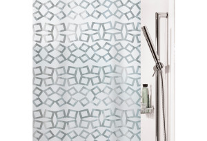 Κουρτίνα Μπάνιου Πλαστική Greenstyle Grid 180x200cm