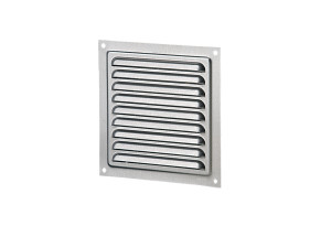 Γρίλια Εξαερισμού Vents 125X125mm Αλουμινίου με Σήτα