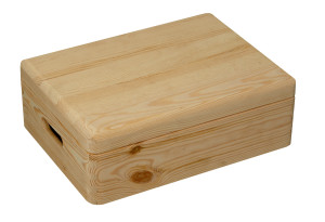 Κουτί Αποθήκευσης Ξύλινο Astigarraga Evolution Μ30xΠ20xΥ14cm Πεύκο με Καπάκι