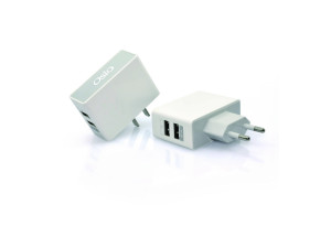 ΦΟΡΤΙΣΤΗΣ ΡΕΥΜΑΤΟΣ OSIO OTU-385B ΔΙΠΛΟ USB