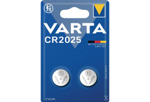 Μπαταρία Λιθίου Varta CR2025, 2 Τεμαχίων