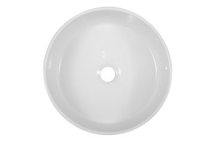 Νιπτήρας Επικαθήμενος Φ44ΧΥ12cm Λευκό Cupa Χ