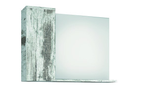 Καθρέπτης Επίπλου Μπάνιου Drop Trend Wood Rust 85cm