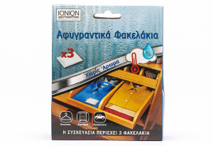 Συλλέκτες Υγρασίας Ionion 30gr Άοσμοι 3τμχ