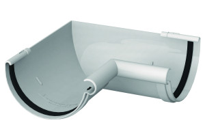 Εσωτερική Γωνία Υδρορροής 90X120mm Λευκό