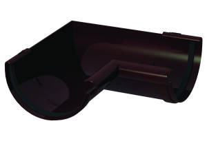 Εσωτερική Γωνία Υδρορροής 90x120mm Καφέ