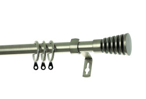 Κουρτινόβεργα Central Home Vienna Επεκτεινόμενη Φ16/19mm 120/210cm Χρωμέ