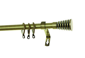 Κουρτινόβεργα Central Home Vienna Επεκτεινόμενη Φ16/19mm 160/300cm Μπρονζέ
