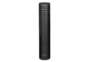 Σωλήνας Καπνοδόχου Linestoves Φ.12x90cm Ματ Εμαγιέ Μαύρος