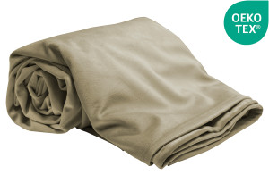 Τραπεζομάντηλο Easy Home Velour 140x180cm Μπεζ