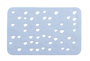 Αντιολισθητικό Πατάκι Μπανιέρας Octopus Drops 54x34cm Σιέλ