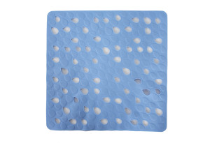 Αντιολισθητικό Πατάκι Ντουσιέρας Octopus Drops 54x54cm Σιέλ