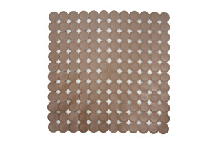 Αντιολισθητικό Πατάκι Ντουσιέρας Octopus Disco 53x53cm Tortora