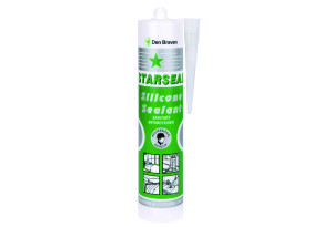 Σφραγιστικό Σιλικόνης Den Braven Clipon Starseal 260ml Λευκό