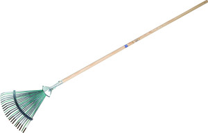 Τσουγκράνα Φύλλων Lux Comfort με Ρυθμιζόμενη Κεφαλή και Ξύλινο Κοντάρι