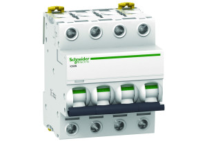 Μικροαυτόματος Διακόπτης Ασφαλείας Schneider IK60N, 4Π, 6Ka, Τύπου C, 40A, 230V