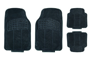 Σετ Δάπεδα Αυτοκινήτου Kaver Mud Mat Full Set Μαύρο 4τμχ