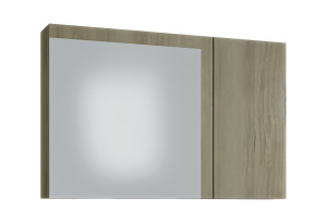 Καθρέπτης Έπιπλο Μπάνιου Drop Loft Brown Wood 85cm
