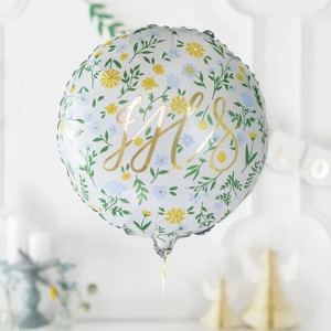 BALON foliowy IHS dekoracja sali na Komunię