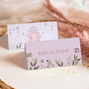 WINIETKA personalizowana dekoracja stołu Roczek Dziewczynki