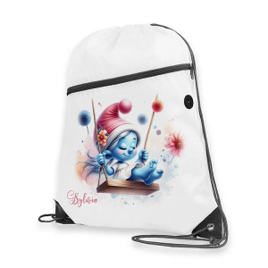 WOREK personalizowany z imieniem dla fana Smerfów