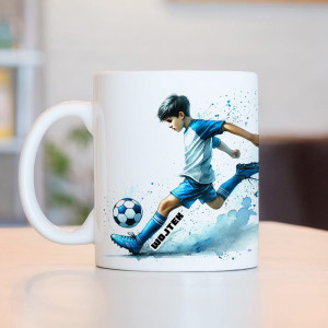 Personalizowany kubek dla piłkarza z imieniem