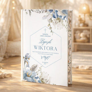 Personalizowana KSIĄŻKA z Bajkami Prezent na Chrzest Święty