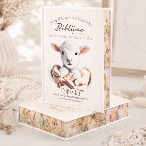 BIBLIA Personalizowana Na Komunię z Dedykacją