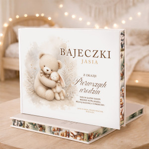 Personalizowana KSIĄŻKA Wiersze i Bajki Prezent na Roczek