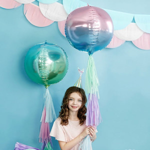 BALON foliowy kula ombre KOLORY DO WYBORU 35cm
