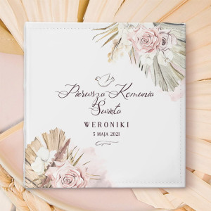ALBUM na zdjęcia pamiątka I Komunii Świętej Natural