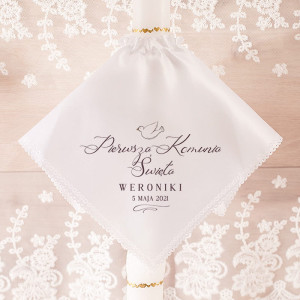 Profitka stroik na gromnicę Pierwsza Komunia Święta z Gołąbkiem
