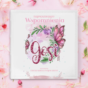ALBUM na zdjęcia prezent na urodzinki Motylki