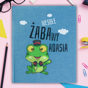 ALBUM EKO do Wklejania Zdjęć Wesołe ŻABAwy NIEBIESKI