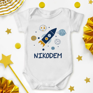 BODY Dla Chłopczyka Kosmiczne Przygody Prezent Na Narodziny