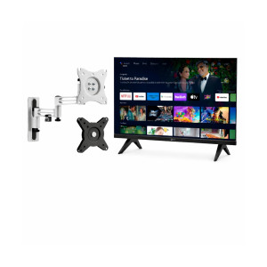 12V Smart TV 22” + Roterbart Väggfäste Husvagn