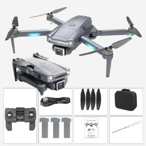 Cooligg Drönare Mini UAV med  5G RC GPS högupplöst kamera 3 ST 2200 mAh batterier för längre flygtid