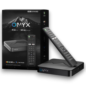 Onyx Smart-TV Box E1 4K Android TV Mediaspelare