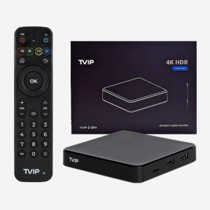 TVIP S-Box v.706 4K HDR Dual WIFI IPTV box med Android 11