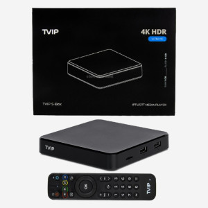 TVIP S-Box 605 SE HD Box Android o Linux 4K Med WiFi 2,4/5 GHz