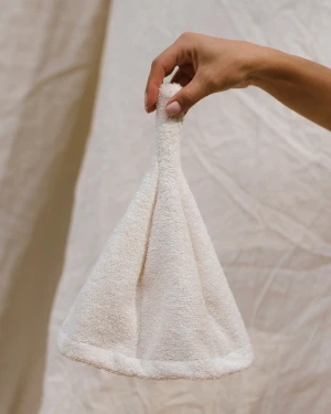 Czapka Do Sauny Premium Off White